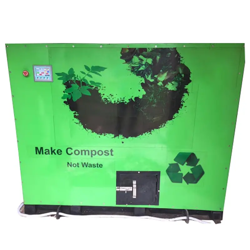 Heavy Duty Organic Waste Compost Machine with in built Shredder 50kg-3000kg per Day